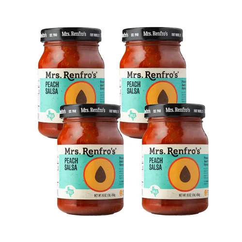 Vista 6 de Mrs. Renfro's Salsa de piña - Sin gluten (frascos de 16 onzas, paquete de 4)