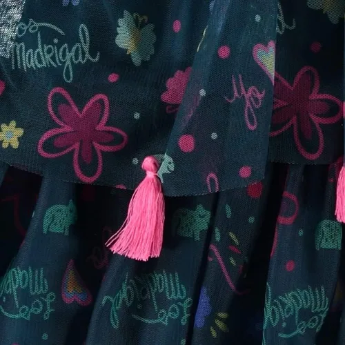 Vista 5 de Disney Disfraz de Encanto Mirabel e Isabela para niñas, tallas XS-XL