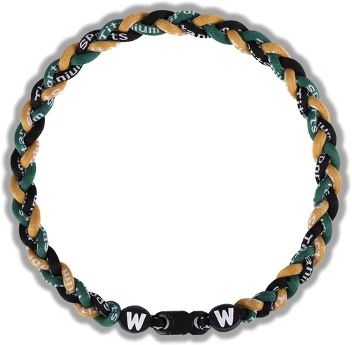 Vista 27 de Willtok Collar de béisbol prémium de 18 pulgadas con cuerda trenzada de nailon con diseño Tornado