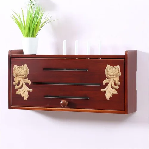 Vista 4 de 4PCS madera tallada Onlay Appliques DIY decoración de muebles, 05