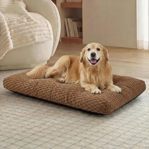 Vista 15 de Bedsure Cama lavable para perros de gran tamaño, forro polar de burbujas Gris