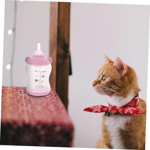 Vista 5 de Botella de alimentación para cachorros, herramienta de alimentación para mascotas, botella para gatos, botella para cachorros, soporte