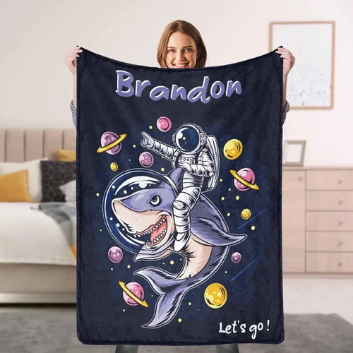 Vista 18 de Artsadd Manta de bebé personalizada para niñas y niños, mantas de bebé personalizadas con nombre, manta personalizada para niños, recién nacidos