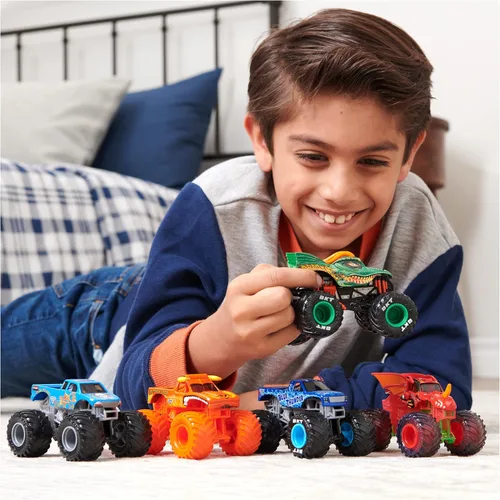 Vista 7 de Monster Jam - Camión monstruo oficial de Bakugan Dragonoid, vehículo fundido a presión, escala 1:64, juguetes para niños de 3 años en adelante