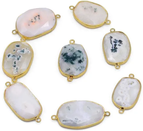 Vista 80 de ZOSOJONA - Pulseras bohemias hechas a mano de piedra natural, que dan vuelta, con cuentas de cristal de turquesa