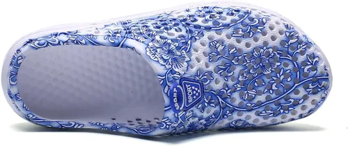 Vista 3 de Zuecos de jardín para mujer, zapatos informales, sandalias de playa, antideslizantes, para piscina, para el agua, para el hogar, calzado de verano