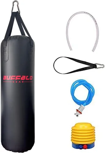 Vista 7 de Buffalo Gear Saco de boxeo de agua pesada, 225 libras, 165 libras, 86 libras, saco de boxeo ajustable para kickboxing, boxeo, gimnasio