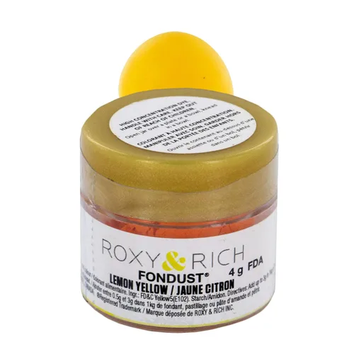 Vista 21 de Roxy & Rich Fondust - Polvo para alimentos color aguacate, 0.14 oz