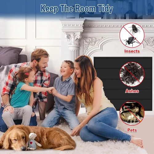 Vista 5 de Funda magnética para chimenea, bloquea la chimenea que detiene la pérdida de calor, tapón de chimenea para interiores, ahorra energía, cubierta