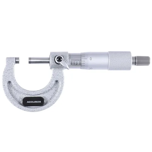 Vista 2 de Accusize Industrial Tools Micrómetro de exterior de ultra precisión 0 - 1 pulgada x 0.0001 pulgada, Eg00-0001 0-1", Ultra-Precision, Carbide
