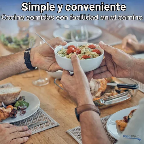 Vista 6 de RecPro Microondas para Autocaravana Sobre la Estufa de 30" Horno de Convección Acero Inoxidable 120V AC 900W Microondas para Camper