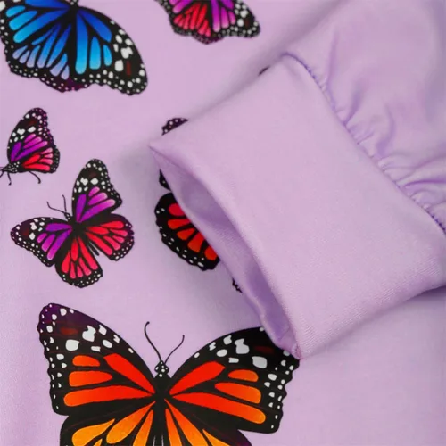 Vista 15 de Sudaderas para niñas pequeñas, cuello redondo, sin botones, de manga larga, para invierno, casual, ropa 2T-7T, Dinosaurio