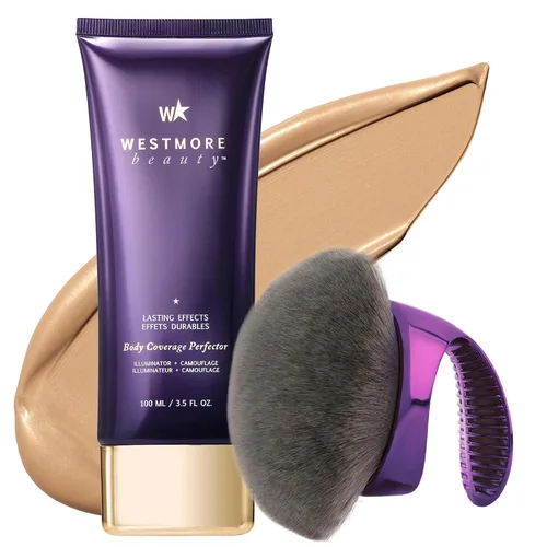 Vista 20 de Westmore Beauty Perfector y cepillo de cobertura corporal - Maquillaje Resplandor fresco 1C