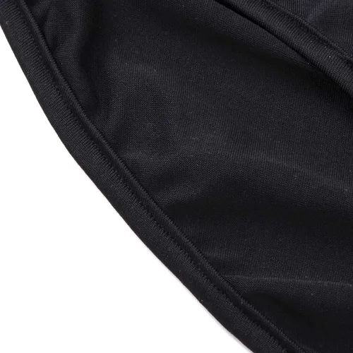 Vista 7 de Enterizo de malla transparente para mujer, de manga larga, con cuello en V, sexy, malla delgada, retazos