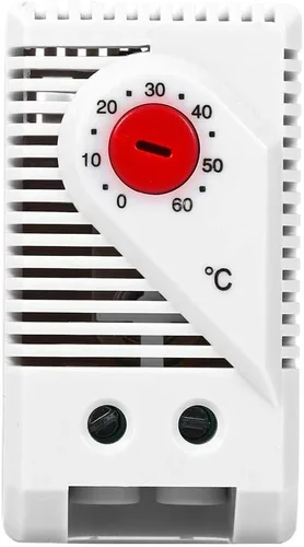 Vista 2 de Interruptor de termostato mecánico de 110V-250V 0-60 Controlador de temperatura compacto ajustable normalmente eléctrico (1.8 x 1.7 x 1.3 pulgadas)