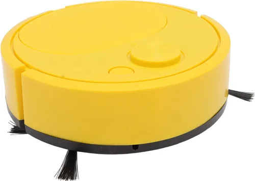 Vista 7 de Robot Aspirador Multifuncional Carga USB Mini Robot de Barrido Inteligente para Pisos de Madera Azulejos Alfombra (Amarillo) Roboticvacuumcleaner