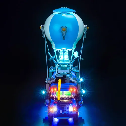 Vista 3 de LocoLee Kit de luces LED versión RC compatible con Lego 77073 Battle Bus Fortnite, accesorios de iluminación creativa compatibles con Lego 77073