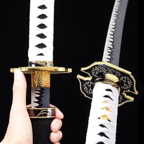 Vista 6 de Ziqing Yamato - Espada de anime Rebelión de Dante, espada de cosplay, Katana real, forjada a mano (Yamato-nuevo)