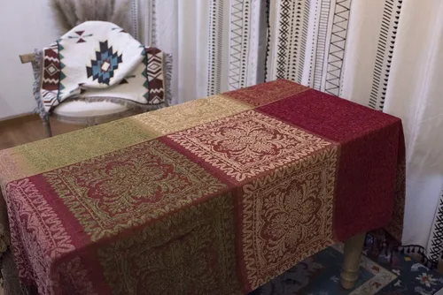 Vista 5 de AIVIA Manta bohemia para sofá, futón, funda para silla reclinable, funda de sofá tejida de felpilla colorida, decoración bohemia – 60 x 75 pulgadas
