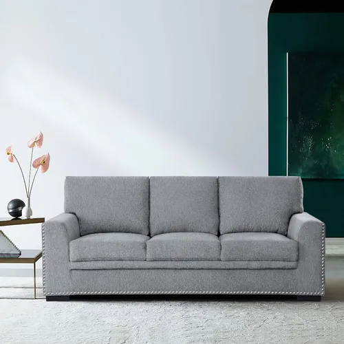 Vista 21 de Lexicon Sofá cama seccional moderno de mediados de siglo con diván de almacenamiento, sofá seccional extraíble, sofá seccional para sala de estar