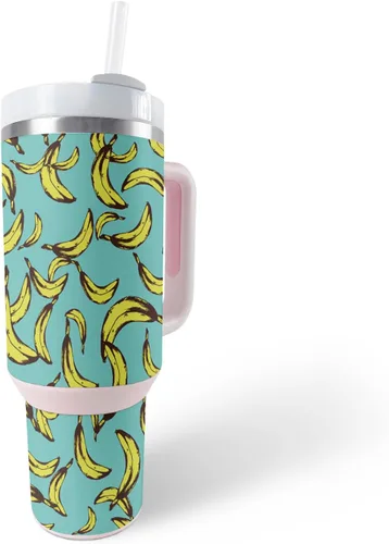 Vista 22 de MightySkins Skin - Vaso de vinilo compatible con Stanley The Quencher H2.0 FlowState de 40 onzas, diversión de los años 90, protectora, duradera