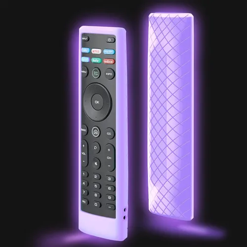 Vista 7 de Funda para control remoto Vizio, compatible con Vizio Remote Case XRT136 / XRT140 D Series Universal Smart TV Control Reemplazo Funda de silicona