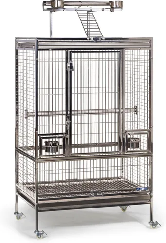 Vista 10 de Prevue Pet Products Pequeña jaula para pájaros de acero inoxidable
