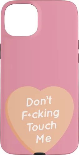 Vista 9 de Don't F Touch Me - Carcasa para iPhone 17, diseño de texto de corazón