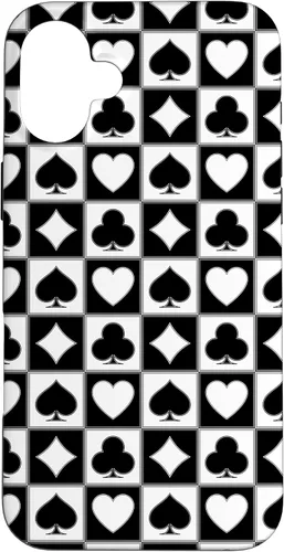 Vista 23 de Playing Card Suit, Hearts, Spades, Diamonds, Clubs, Poker Case for iPhone 17