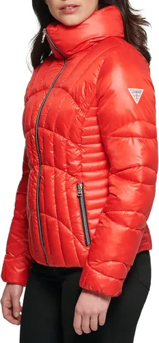 Vista 4 de GUESS Chaqueta acolchada acolchada para mujer