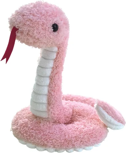 Vista 21 de Juguete de peluche negro de serpiente de peluche, suave juguete de peluche para niños y niñas, regalos para niños o novia, 17 pulgadas