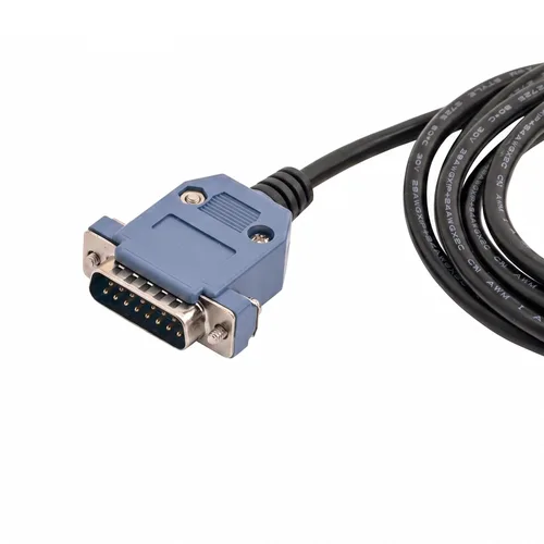 Vista 5 de Cable adaptador serie FT232RL USB a DB15 de 6 pies para servounidades YOKOGAWA
