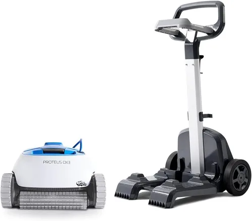 Vista 12 de Dolphin Proteus DX3 Aspiradora robótica automática para piscina, con escalada de paredes, cepillo de fregado activo, ideal para piscinas enterradas