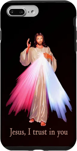 Vista 12 de Funda para iPhone 13 Pro Max Jesús con la que confío en ti Divina Misericordia Misericordiosa Jesús