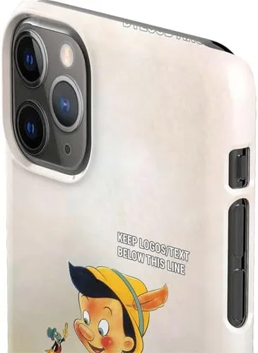 Vista 2 de Skinit Lite Phone Case Compatible with iPhone 11 Pro Max - Officially Licensed Disney Pinocchio Vintage Portrait Design