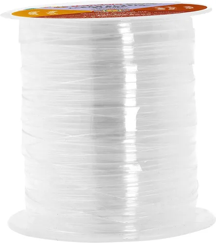 Vista 10 de Mandala Crafts 1/2 pulgada ligero y transparente elástico para coser – 33 yardas invisible transparente correas elásticas transparentes