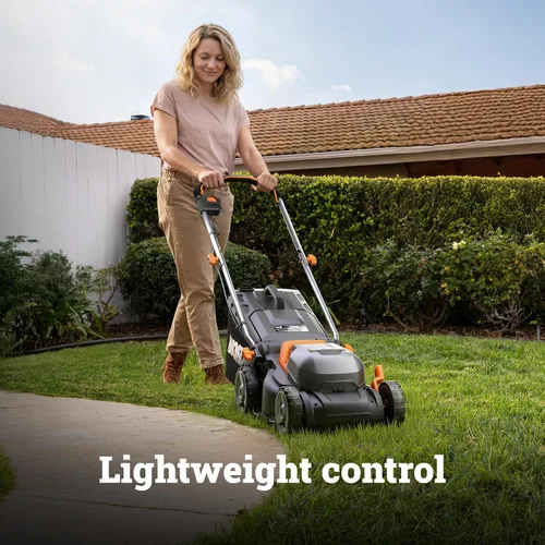 Vista 4 de Worx Cortacésped inalámbrico, cortacésped 2 en 1 de 40 V y 14 pulgadas