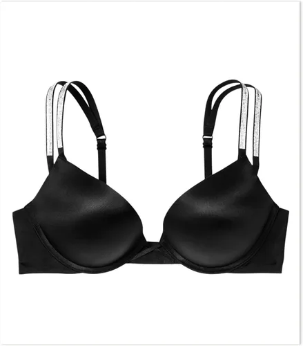Vista 3 de Victoria's Secret Bombshell - Brasier push up, añade 2 copas, correa de doble brillo, brasieres para mujer (32A-38DDD)