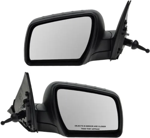 Vista 167 de TRQ Conjunto de 2 piezas de espejo lateral para conductor y pasajero, ajuste eléctrico, sin calefacción, sin memoria, color negro, compatible