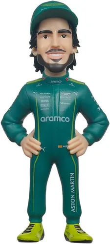 Vista 3 de MINIX Fernando Alonso Modelo – Figura de acción coleccionable de 4.7 in Rango de iconos deportivos Fórmula 1 para fans