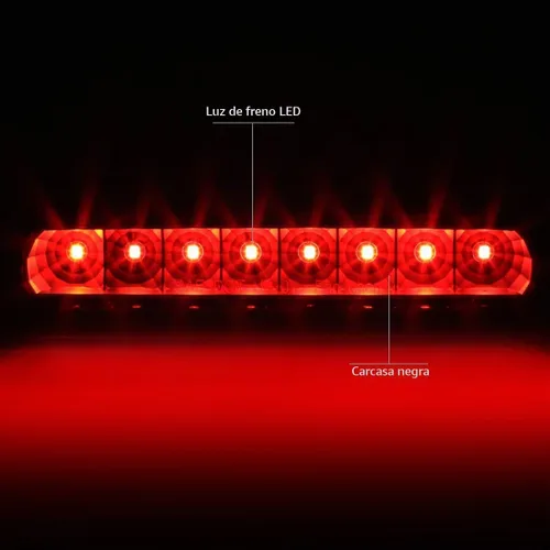 Vista 2 de DNA MOTORING 3BL-4RUNNER03-LED-BK Luz de freno LED de tercera cola con carcasa negra [compatible con 03-09 4Runner] Negro