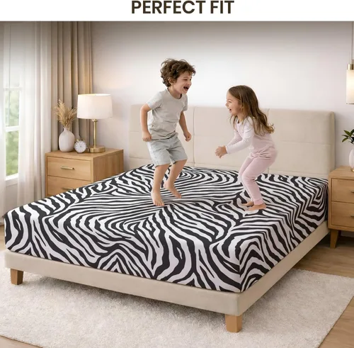 Vista 40 de SGI bedding 100% Egyptian Cotton 600 TC Twin Size Fitted Sheet Only Soft, Smooth Sateen Weave 15" inch Deep Pocket Fitted Bed Sheet - White