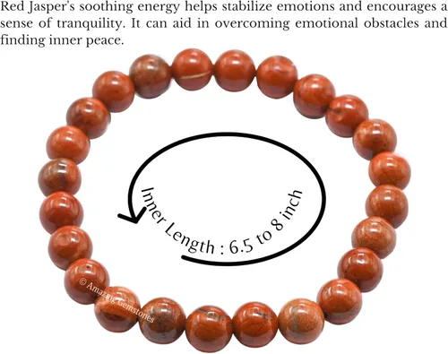 Vista 283 de Amazing Gemstone Pulsera de cristal para mujeres y hombres, pulsera de cristal curativo de protección, pulsera elástica con cuentas de piedras