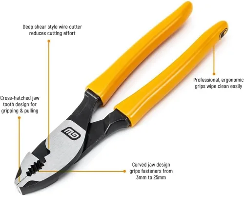 Vista 4 de GEARWRENCH 82174 Alicates para juntas deslizantes con mango sumergido de 6 pulgadas