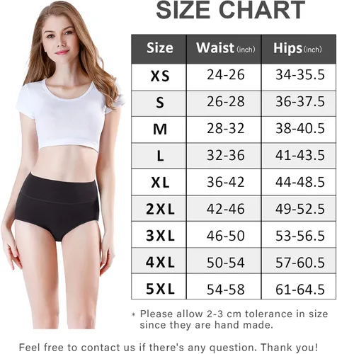 Vista 5 de wirarpa - Pantaletas ropa interior modal de bambú ultra suave cintura alta para mujer multipack