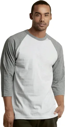 Vista 7 de TOP PRO Camiseta de béisbol casual con manga raglán 3/4 para hombre