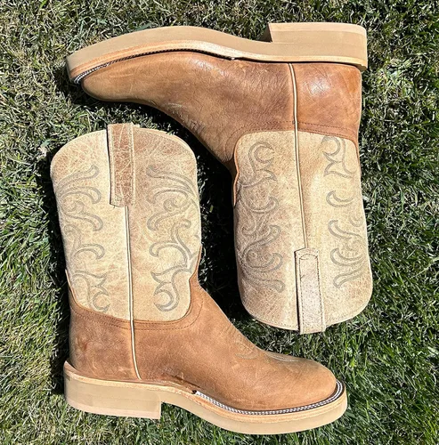 Vista 4 de Roper Toe Natural Tan Sinsation Botas de suela de crepé grueso
