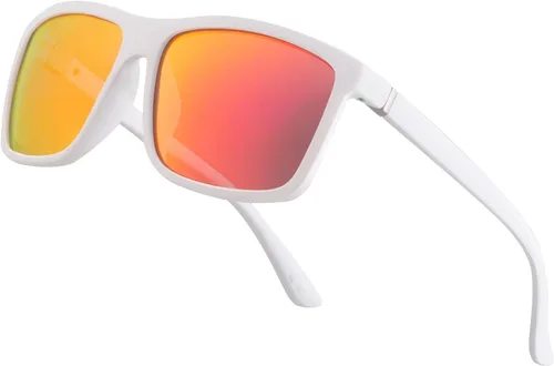 Vista 9 de Gafas de sol polarizadas deportivas para hombre, gafas de marco cuadrado NP1007