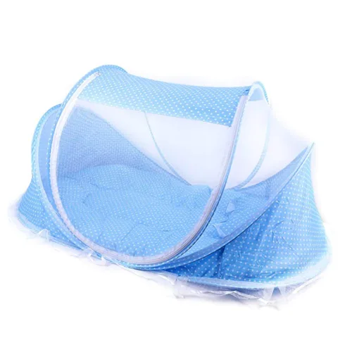 Vista 2 de Red para cama de bebé, portátil plegable de poliéster para cuna de bebé, tienda de campaña para dormir recién nacido, cama de viaje
