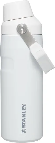 Vista 66 de STANLEY IceFlow Botella de agua de flujo rápido de 24 onzas Tapa con boquilla inclinada Ligera y a prueba de fugas para viajes y deportes Polar